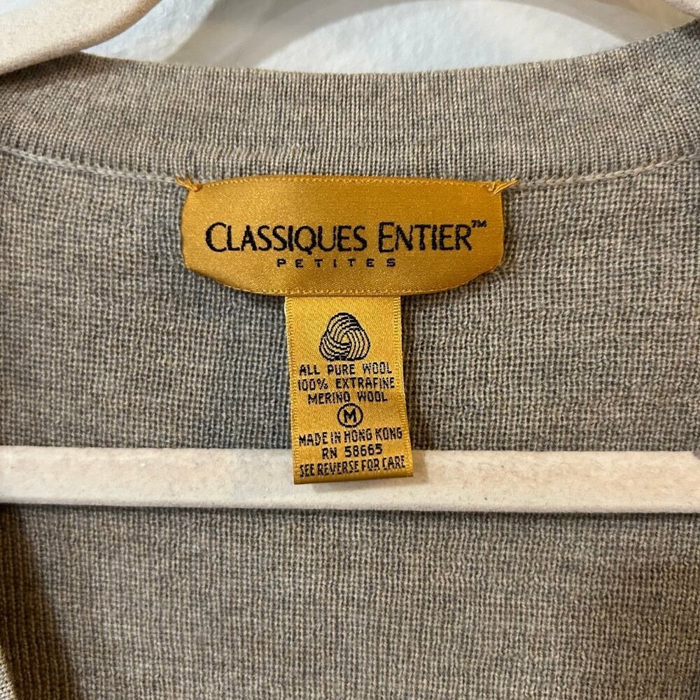 Classiques Entier 100% Pure Wool Button Down Ivor… - image 3